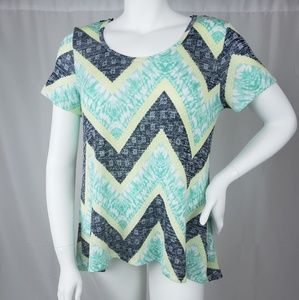Absolutely Famous Chevron top